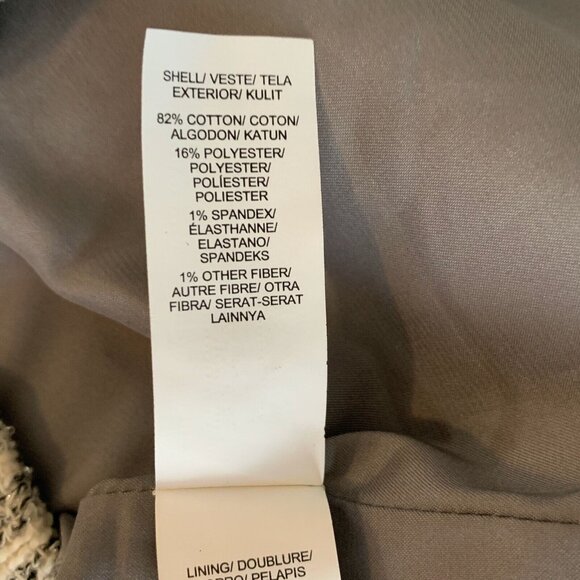 Lucky Brand Gray White Striped Knit Blazer Size M - Picture 12 of 14